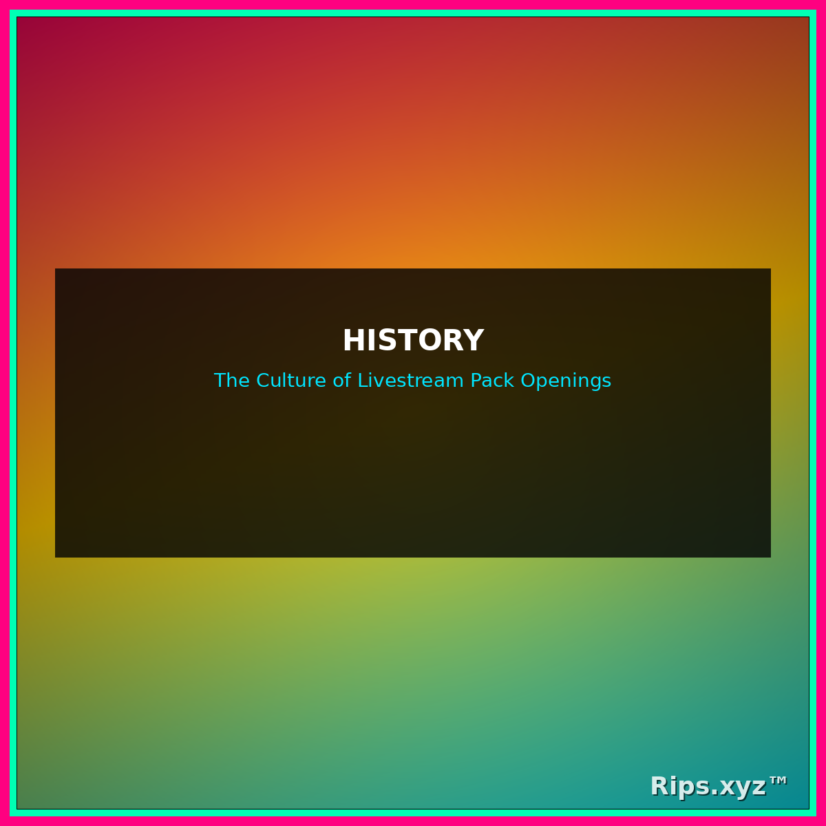 Livestream culture and digital rips