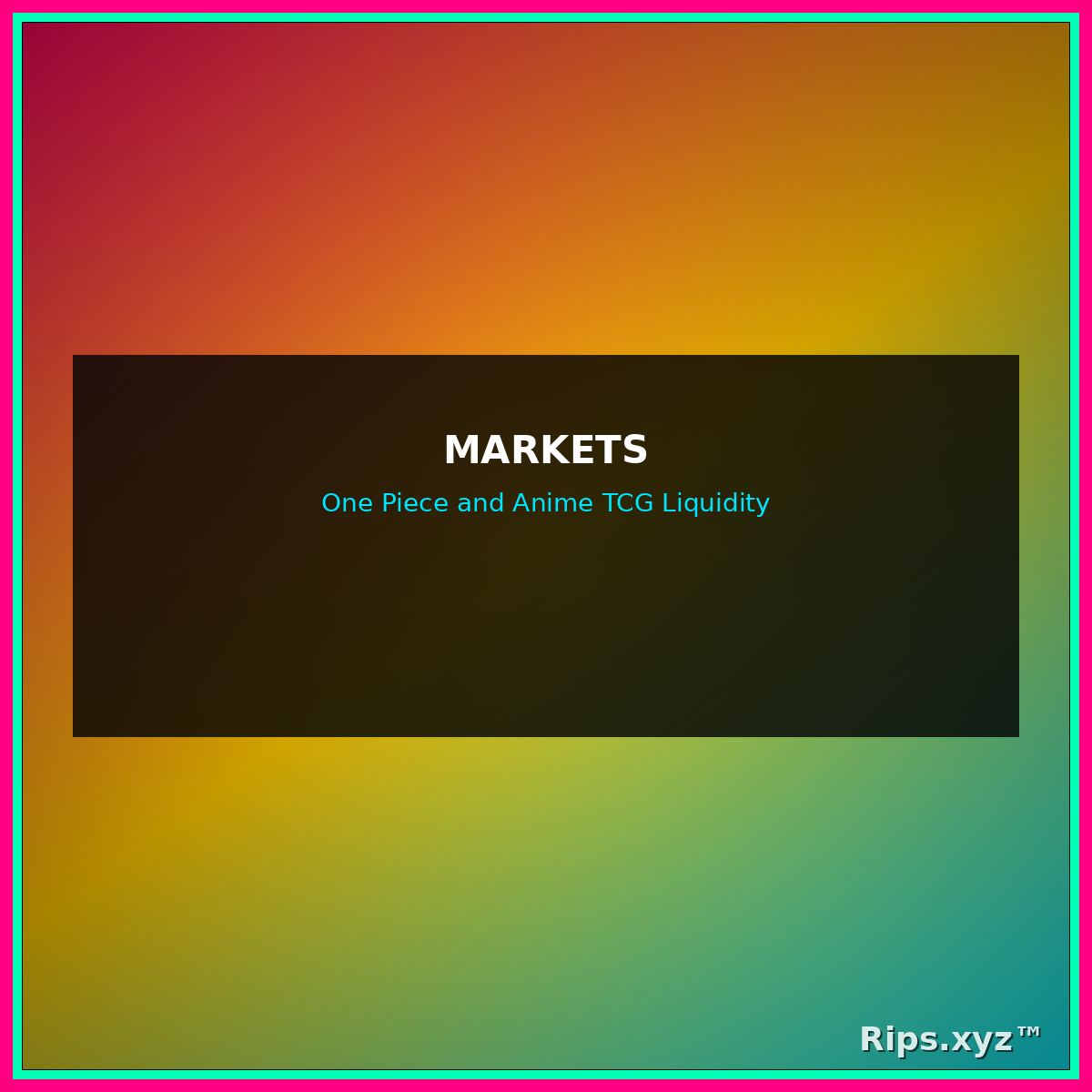 Anime TCG secondary market