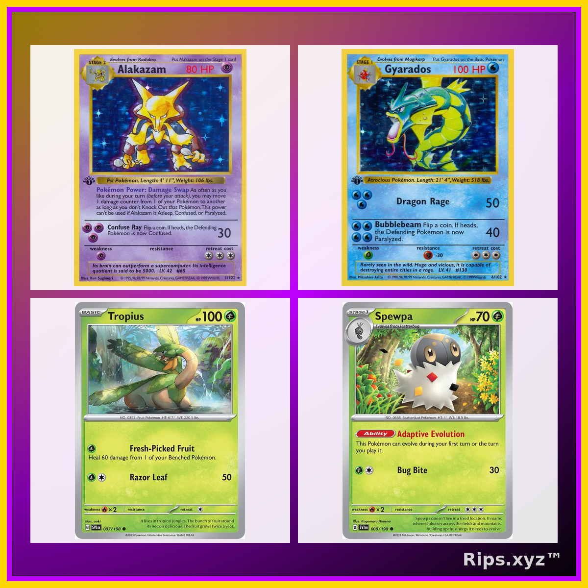 Singles ladder — raw and graded anchors across eras