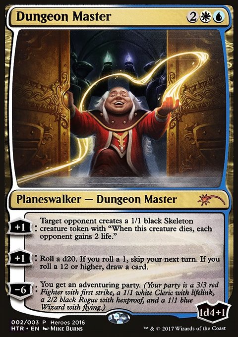 Dungeon Master, 2016 Heroes of the Realm #2, Magic: The Gathering card
