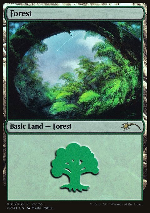 Forest, 2017 Gift Pack #5, Magic: The Gathering card