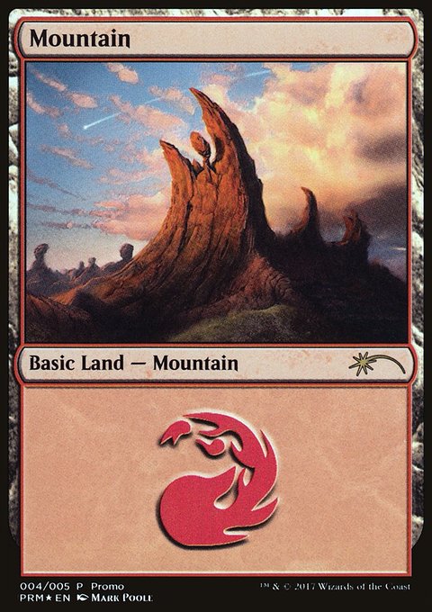Mountain, 2017 Gift Pack #4, Magic: The Gathering card