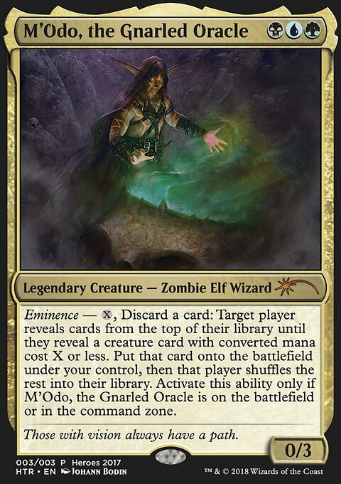 M'Odo, the Gnarled Oracle, 2017 Heroes of the Realm #3, Magic: The Gathering card