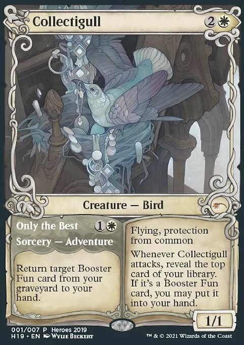 Collectigull // Only the Best, 2019 Heroes of the Realm #1, Magic: The Gathering card