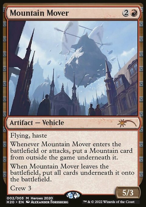 Mountain Mover, 2020 Heroes of the Realm #2, Magic: The Gathering card
