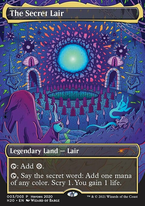 The Secret Lair, 2020 Heroes of the Realm #3, Magic: The Gathering card