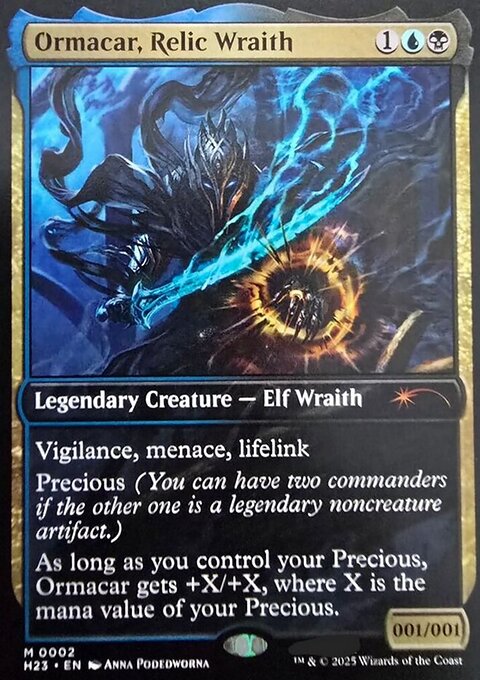 Ormacar, Relic Wraith, 2023 Heroes of the Realm #2, Magic: The Gathering card
