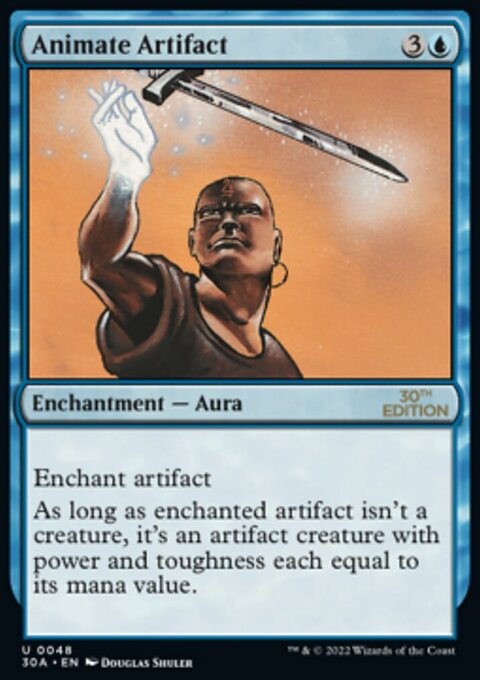 Animate Artifact, 30th Anniversary Edition #48, Magic: The Gathering card