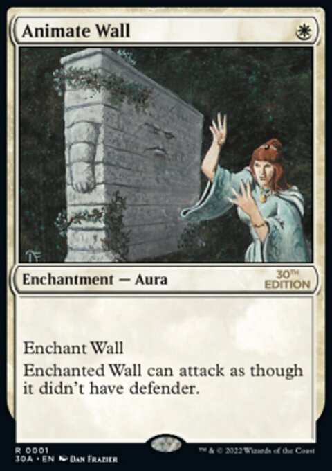 Animate Wall, 30th Anniversary Edition #1, Magic: The Gathering card