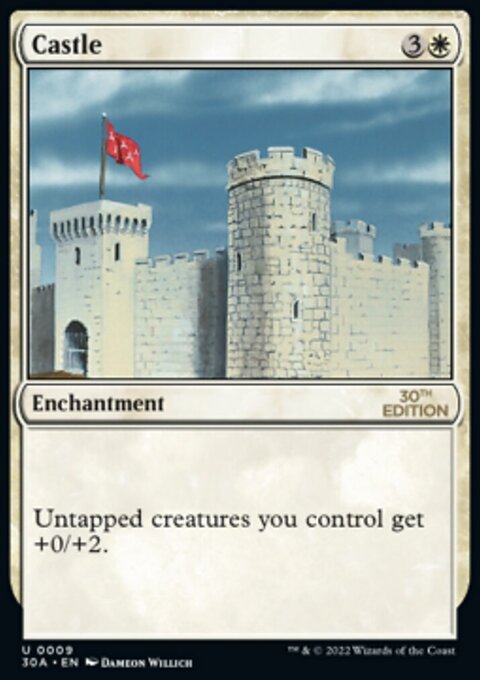 Castle, 30th Anniversary Edition #9, Magic: The Gathering card