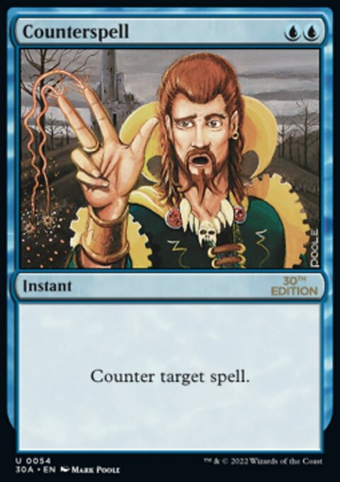 Counterspell, 30th Anniversary Edition #54, Magic: The Gathering card