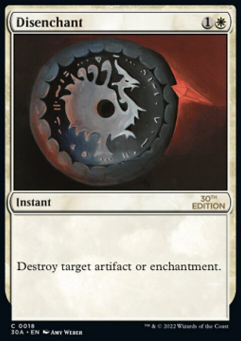 Disenchant, 30th Anniversary Edition #18, Magic: The Gathering card