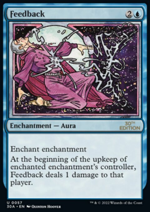 Feedback, 30th Anniversary Edition #57, Magic: The Gathering card