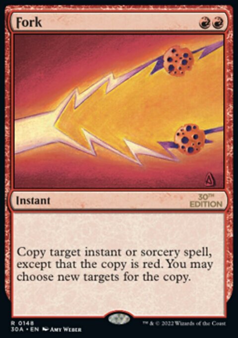 Fork, 30th Anniversary Edition #148, Magic: The Gathering card