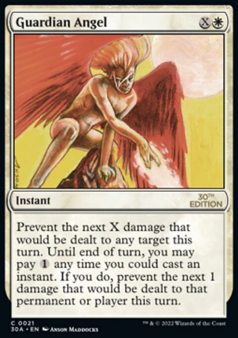 Guardian Angel, 30th Anniversary Edition #21, Magic: The Gathering card
