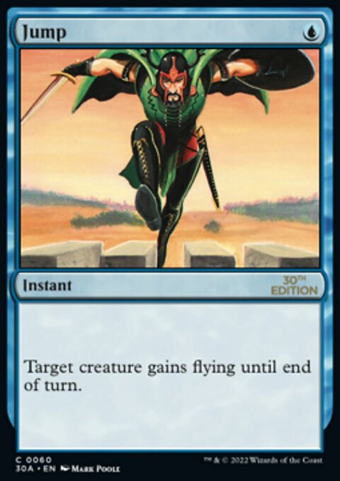 Jump, 30th Anniversary Edition #60, Magic: The Gathering card