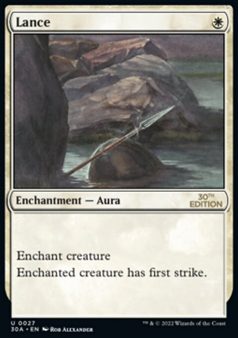 Lance, 30th Anniversary Edition #27, Magic: The Gathering card