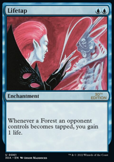 Lifetap, 30th Anniversary Edition #61, Magic: The Gathering card