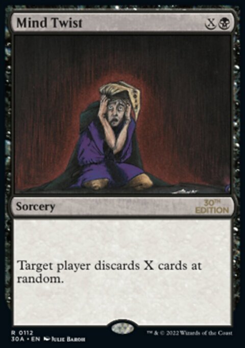 Mind Twist, 30th Anniversary Edition #112, Magic: The Gathering card