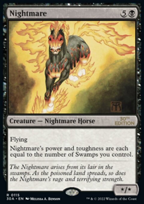Nightmare, 30th Anniversary Edition #115, Magic: The Gathering card