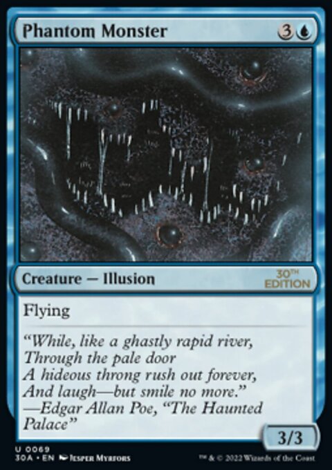 Phantom Monster, 30th Anniversary Edition #69, Magic: The Gathering card