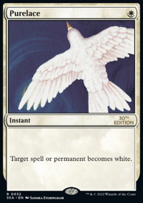 Purelace, 30th Anniversary Edition #32, Magic: The Gathering card