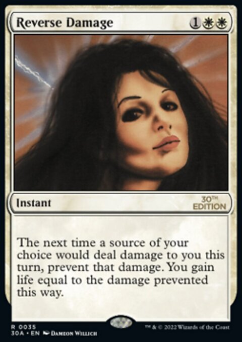 Reverse Damage, 30th Anniversary Edition #35, Magic: The Gathering card