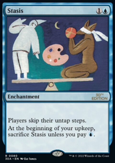 Stasis, 30th Anniversary Edition #80, Magic: The Gathering card