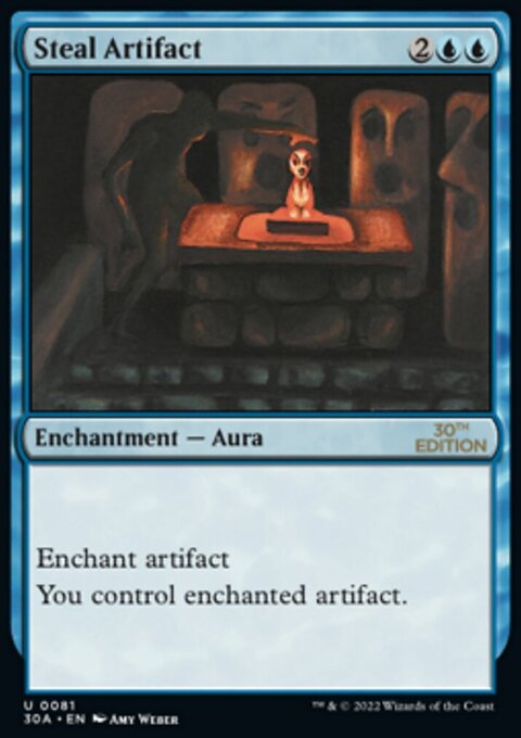 Steal Artifact, 30th Anniversary Edition #81, Magic: The Gathering card