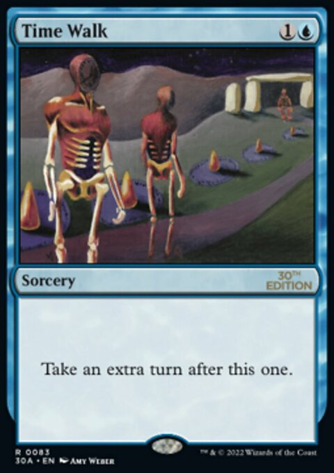Time Walk, 30th Anniversary Edition #83, Magic: The Gathering card
