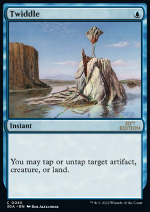 Twiddle, 30th Anniversary Edition #85, Magic: The Gathering card