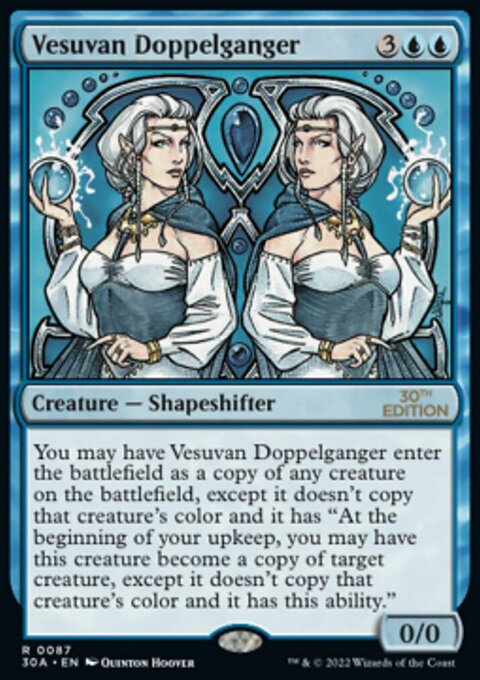 Vesuvan Doppelganger, 30th Anniversary Edition #87, Magic: The Gathering card