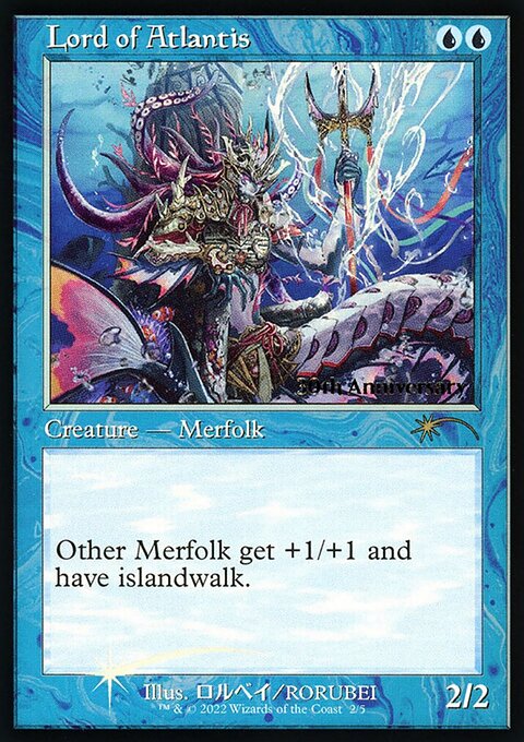 Lord of Atlantis, 30th Anniversary History Promos #2★, Magic: The Gathering card