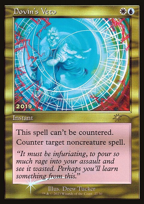 Dovin's Veto, 30th Anniversary Play Promos #27, Magic: The Gathering card