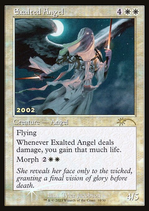 Exalted Angel, 30th Anniversary Play Promos #10, Magic: The Gathering card