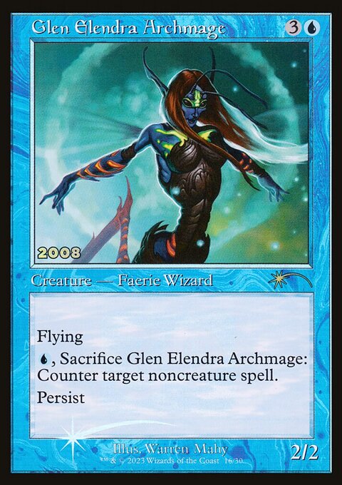 Glen Elendra Archmage, 30th Anniversary Play Promos #16, Magic: The Gathering card