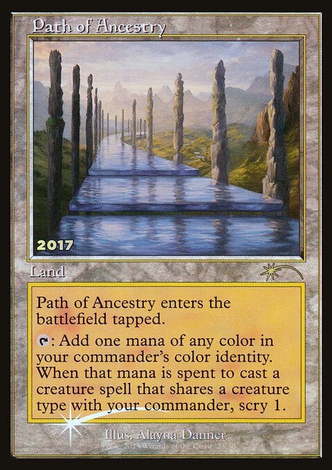 Path of Ancestry, 30th Anniversary Play Promos #25, Magic: The Gathering card