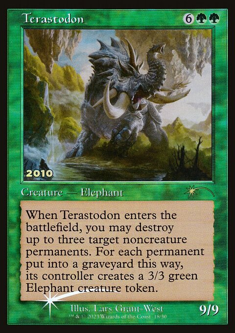 Terastodon, 30th Anniversary Play Promos #18, Magic: The Gathering card