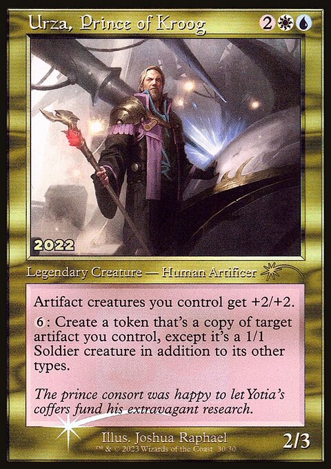 Urza, Prince of Kroog, 30th Anniversary Play Promos #30, Magic: The Gathering card