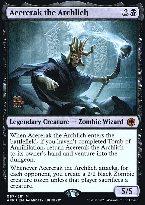 Acererak the Archlich, Adventures in the Forgotten Realms Promos #87s, Magic: The Gathering card