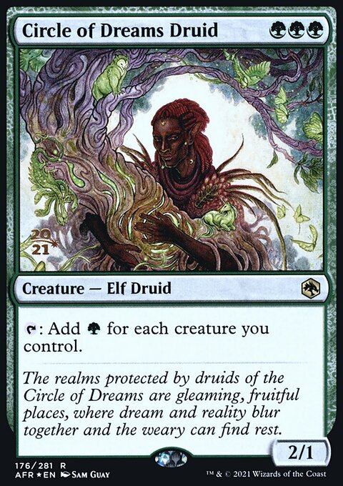 Circle of Dreams Druid, Adventures in the Forgotten Realms Promos #176s, Magic: The Gathering card