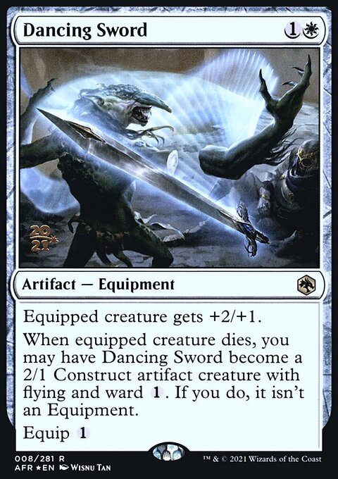 Dancing Sword, Adventures in the Forgotten Realms Promos #8s, Magic: The Gathering card