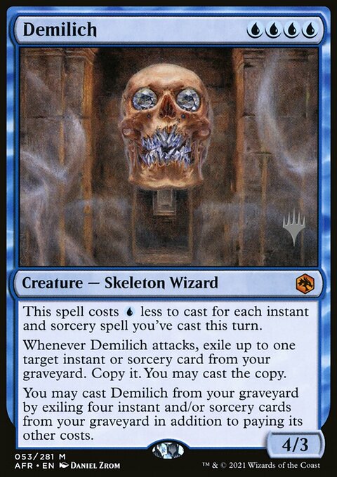 Demilich, Adventures in the Forgotten Realms Promos #53p, Magic: The Gathering card