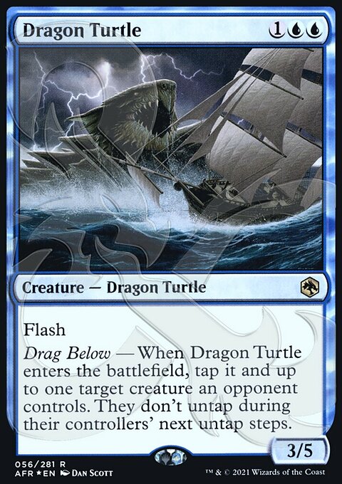 Dragon Turtle, Adventures in the Forgotten Realms Promos #56a, Magic: The Gathering card