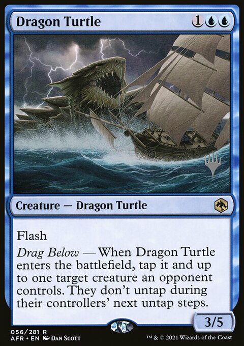 Dragon Turtle, Adventures in the Forgotten Realms Promos #56p, Magic: The Gathering card