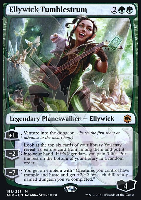 Ellywick Tumblestrum, Adventures in the Forgotten Realms Promos #181a, Magic: The Gathering card