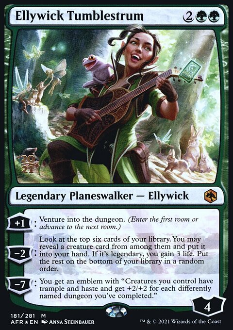 Ellywick Tumblestrum, Adventures in the Forgotten Realms Promos #181s, Magic: The Gathering card