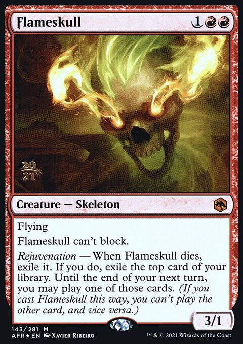 Flameskull, Adventures in the Forgotten Realms Promos #143s, Magic: The Gathering card