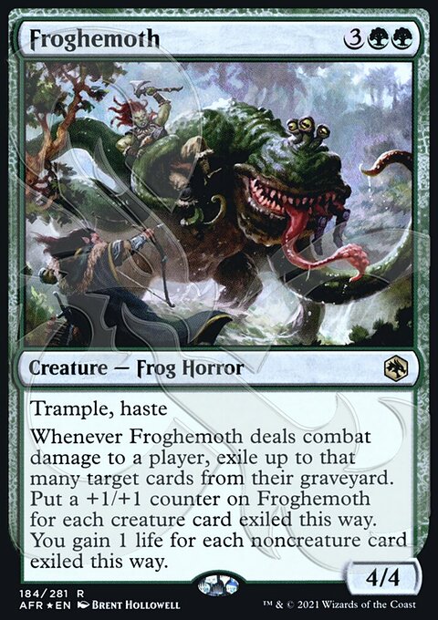 Froghemoth, Adventures in the Forgotten Realms Promos #184a, Magic: The Gathering card