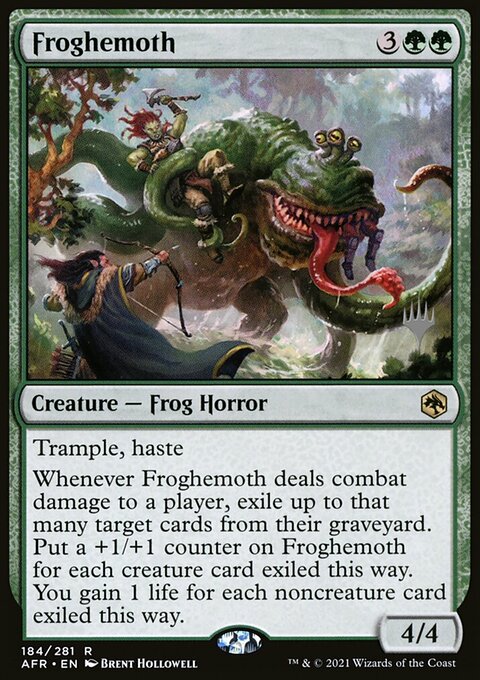 Froghemoth, Adventures in the Forgotten Realms Promos #184p, Magic: The Gathering card